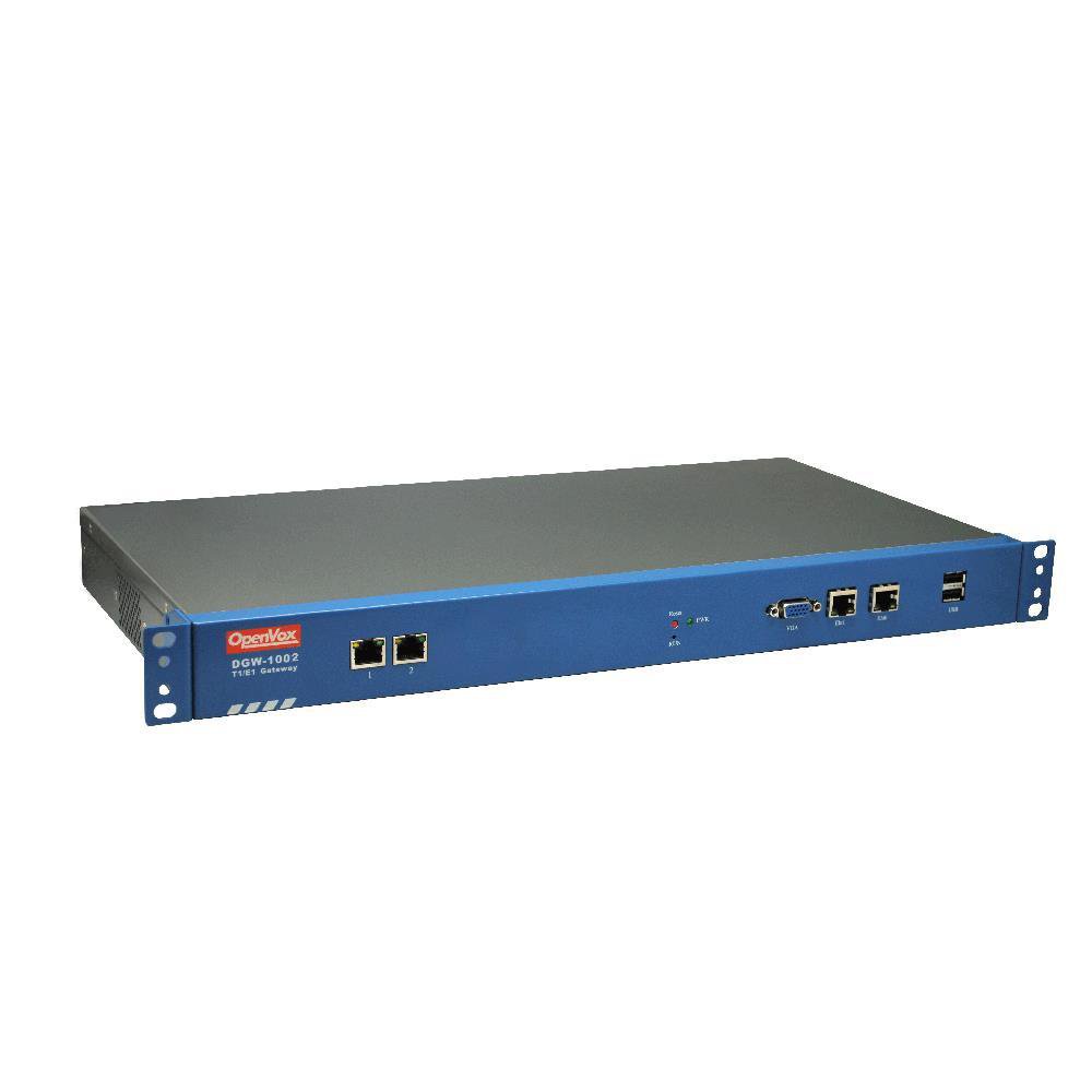 OpenVox DGW-1002R Serisi E1/T1/PRI VoIP Ağ Geçidi With Redundant Power Supply