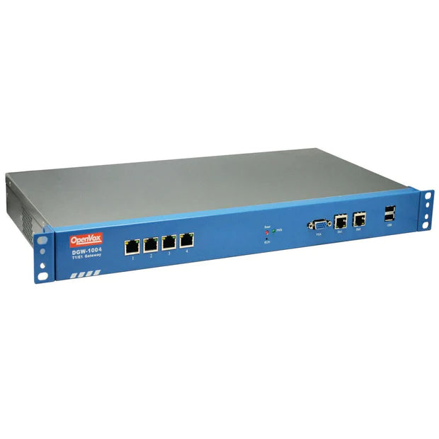 OpenVox DGW-1004R Serisi E1/T1/PRI VoIP Ağ Geçidi With Redundant Power Supply