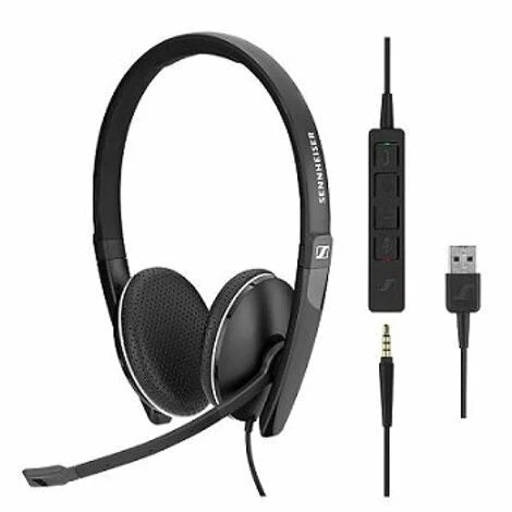 Epos Sennheiser SC 165 Çift Taraflı 3,5mm Jacklı Kablolu UC Kulaklığı