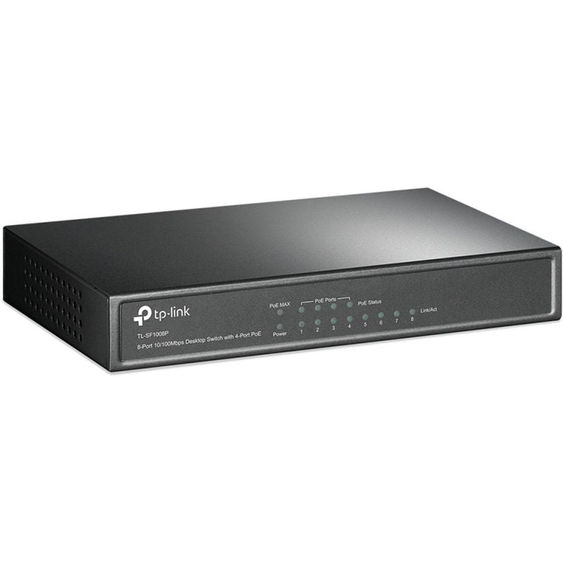 TP-LINK TL-SF1008P 8 PORT 10/100 4 POE SWITCH